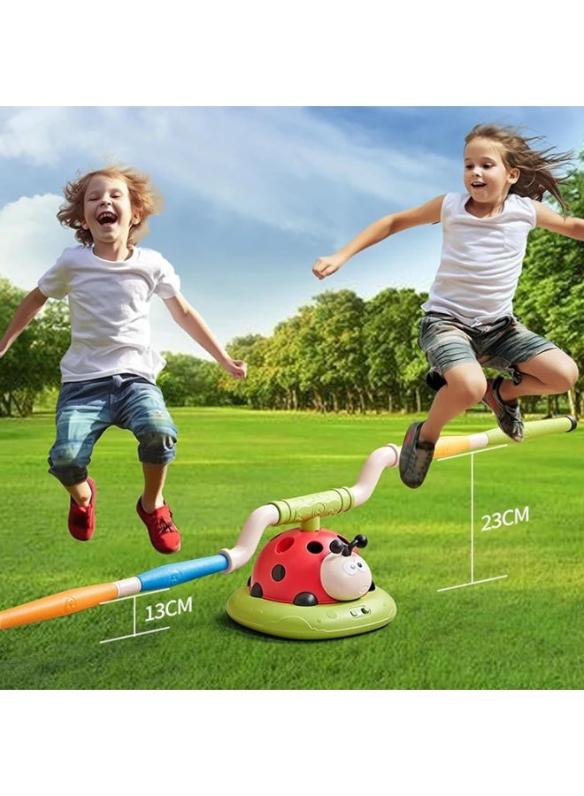 M.A&F's 3 in 1 Musical Jump, Toss Ring Game Toys and Rocket Launcher for Kid Outdoor Toys with Remote Control, Indoor Outside Birthday Gifts Kid Girls Boys Toys for Kids Ages 4-13 Kids - Image 3